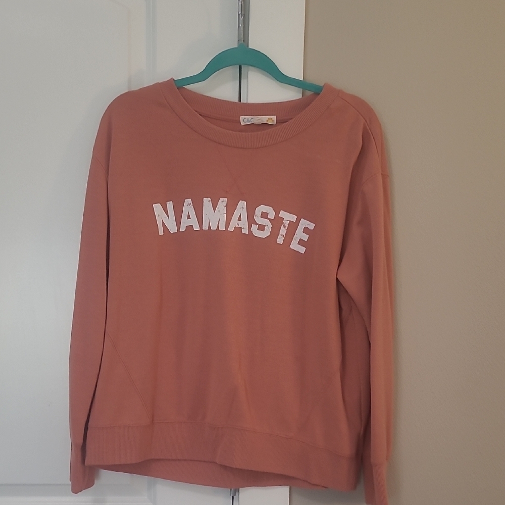 Women's Namaste Sweatshirt - Peach